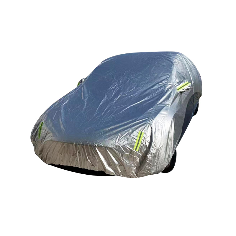 Aluminum Film Plus Cotton Reflective Strips Car Cover