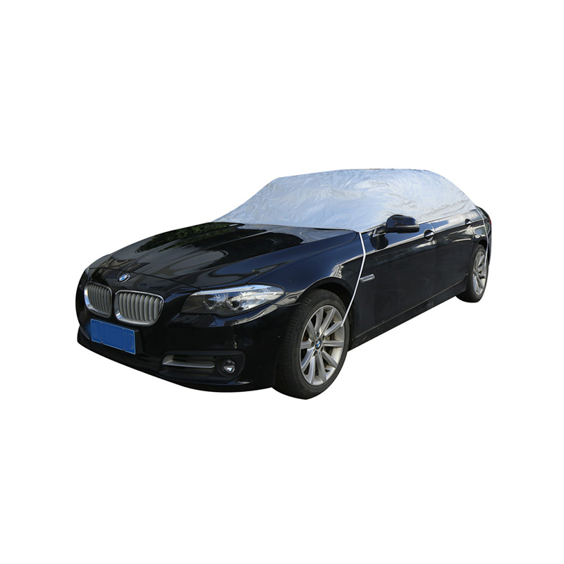 170T Polyester Taffeta Silver Coated Car Half Car Cover