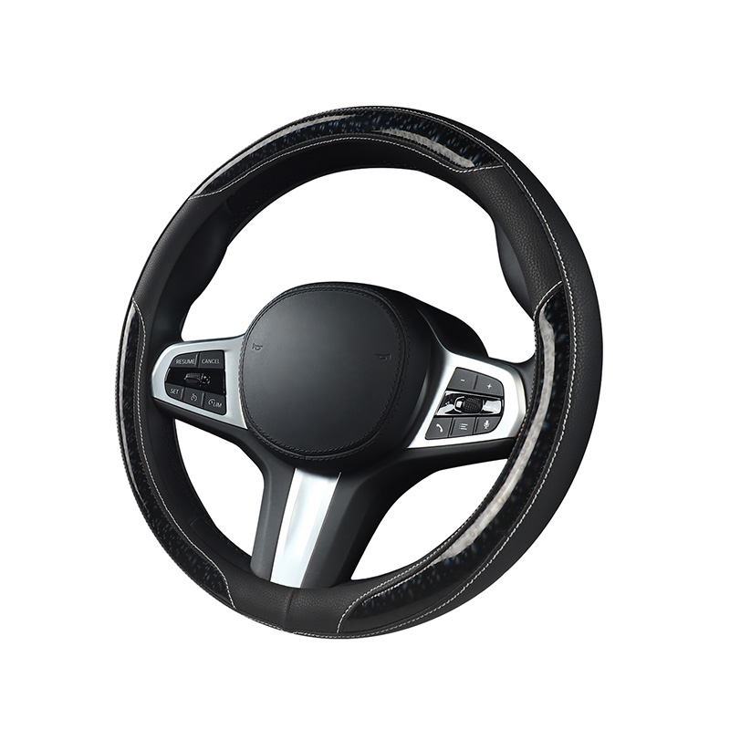 YY-B003 PU PVC Waterproof And Stain-Proof Easy To Clean Comfortable Grip Steering Wheel Cover